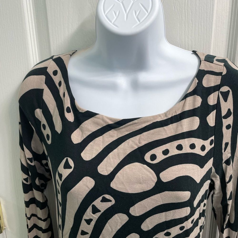 INC International Concepts Print Drop Waist & Fitted Skirt Dress - Picture 3 of 8